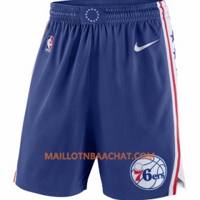 Philadelphia 76ers Homme Shorts Bleu Nike Swingman